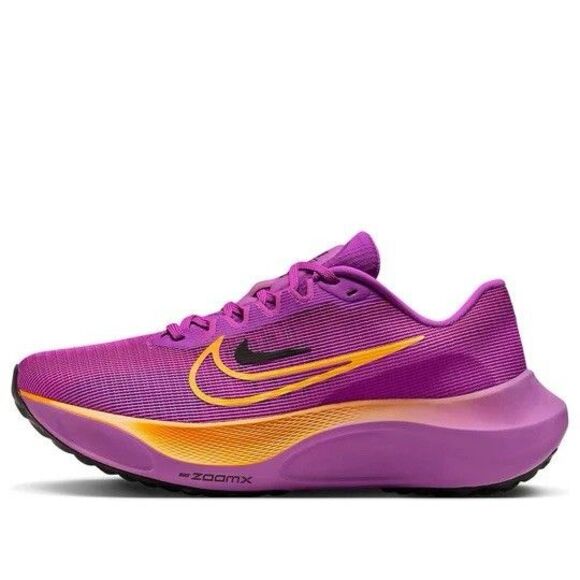Sz 6.5 Nike Zoom Fly 5 Hyper Violet Laser Orange Women Running Shoes DM8974-502 - Picture 1 of 8